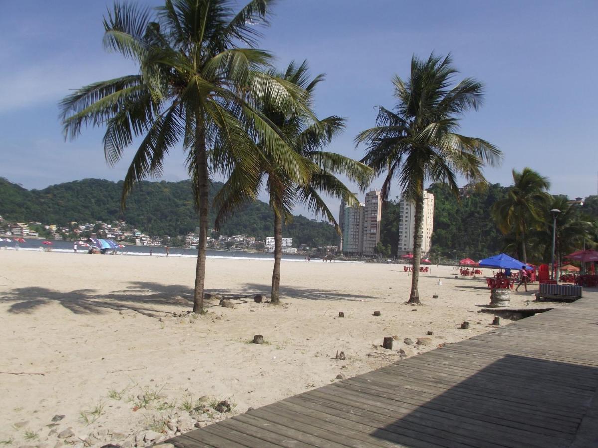 Apartamento Temporada São Vicente Exterior foto